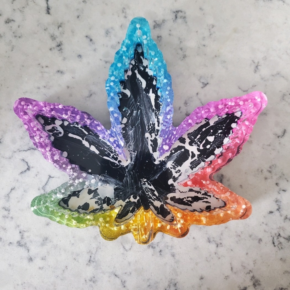 Handmade Resin Ashtray/Decor